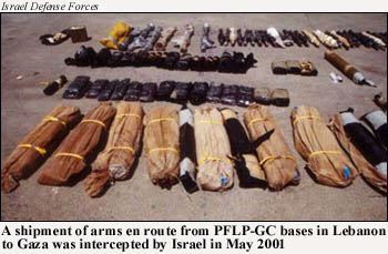 PFLP-GC arms shipment