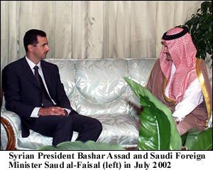 Assad and Saud al-Faisal