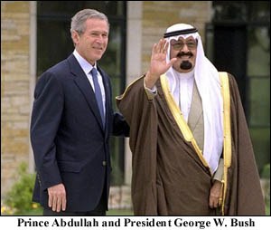 Abdullah and President Bush