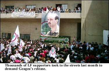 Geagea demonstration
