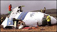 Photo of the Lockerbie crash site