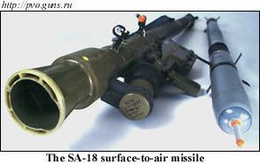 SA-18 missile