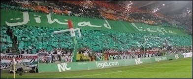 A Legida banner displayed during the 2012 football season